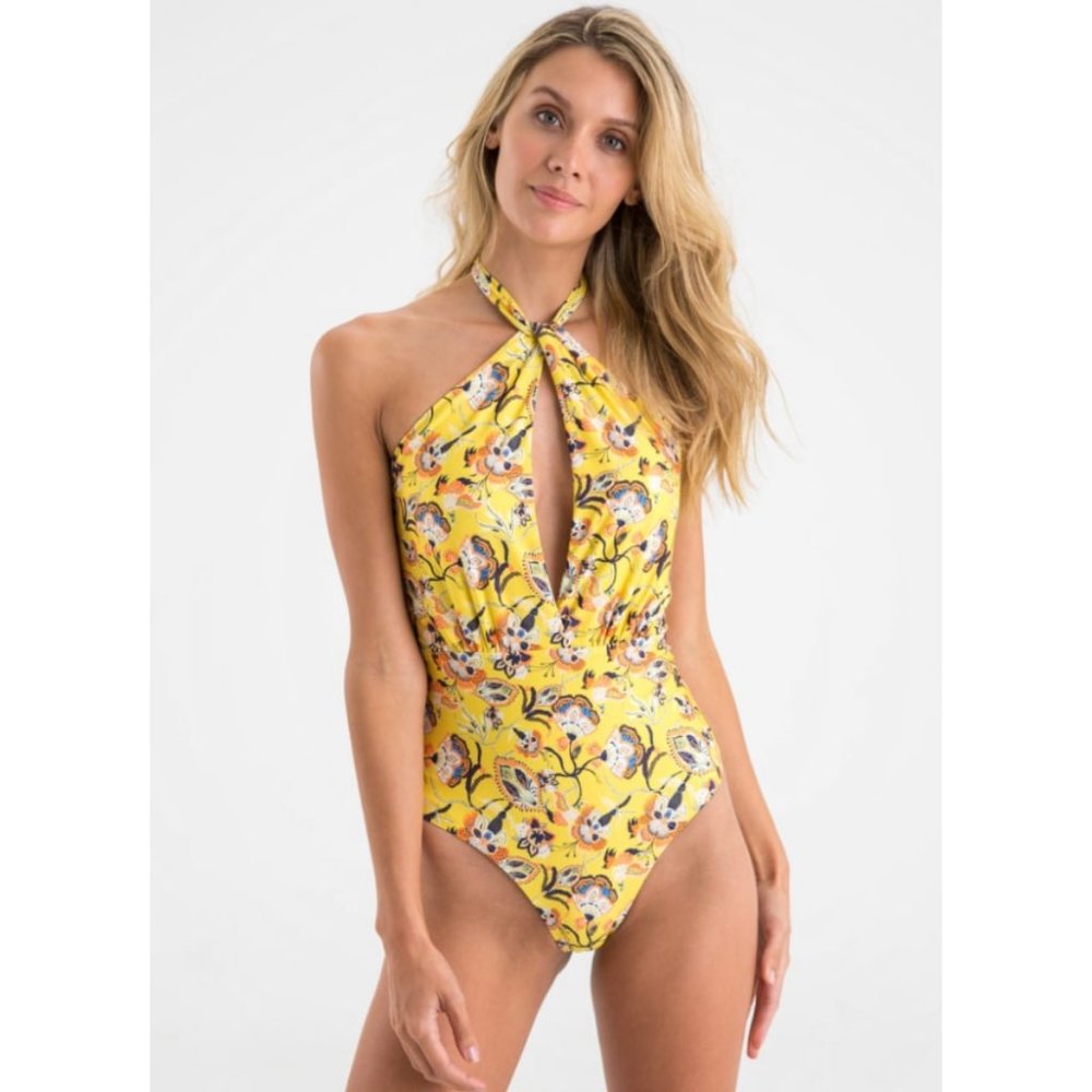 ONDADE MAR High Neck One Piece